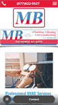 Mobile Screenshot of markbacplumbing.com